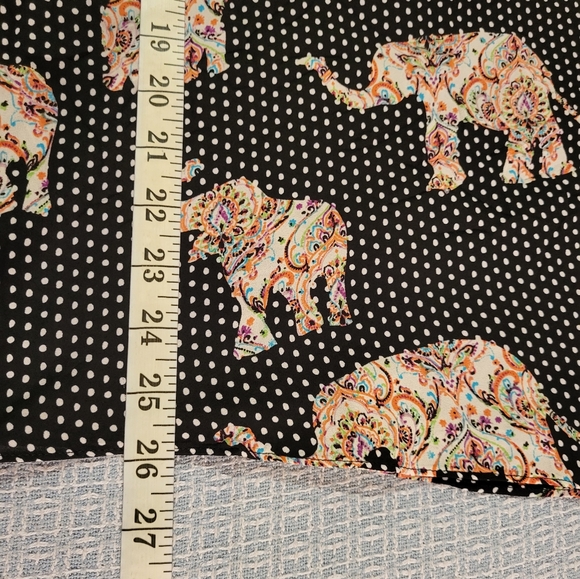 My Boutique Polkadot Elephant Print Top Size Xl - Picture 6 of 6